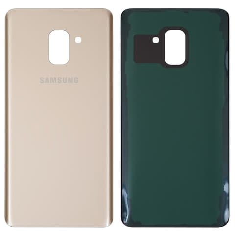 Задня кришка Samsung SM-A730 Galaxy A8 Plus (2018), золотиста, Original (PRC) | корпус, задняя панель аккумулятора, АКБ, батареи