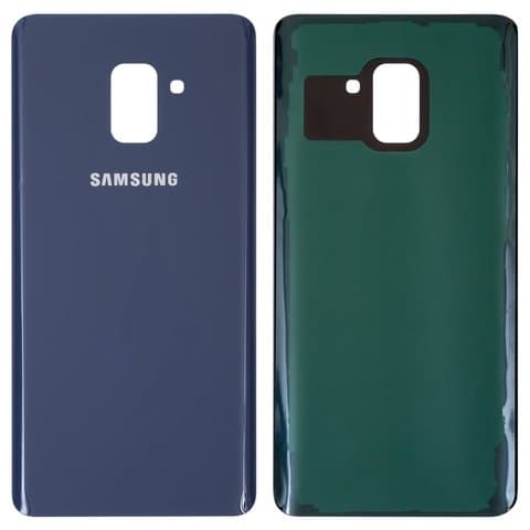 Задня кришка Samsung SM-A730 Galaxy A8 Plus (2018), синя, Original (PRC) | корпус, задняя панель аккумулятора, АКБ, батареи
