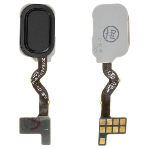 Шлейф Samsung SM-J600 Galaxy J6, сканера отпечатка пальца (Touch ID), чорний, Original (PRC)