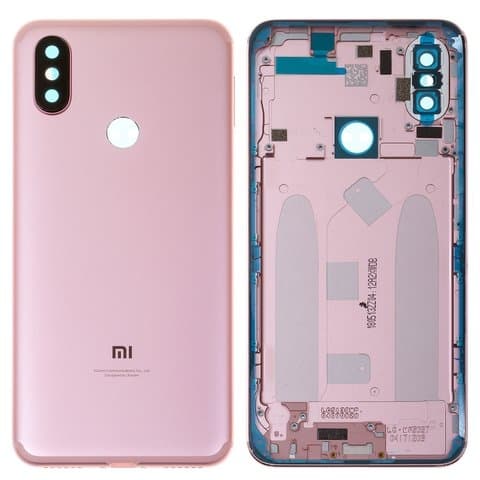 Задня кришка Xiaomi Mi 6X, Mi A2, M1804D2SG, M1804D2SI, рожева, Original (PRC) | корпус, задняя панель аккумулятора, АКБ, батареи