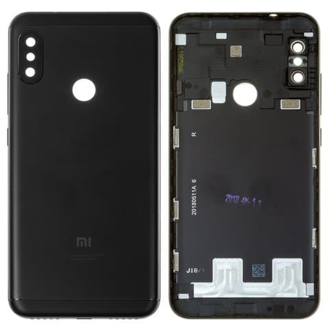 Задня кришка Xiaomi Mi A2 Lite, Redmi 6 Pro, M1805D1SG, чорна, Original (PRC) | корпус, задняя панель аккумулятора, АКБ, батареи