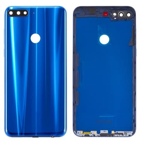 Задня кришка Huawei Y7 Prime (2018), синя, Original (PRC) | корпус, задняя панель аккумулятора, АКБ, батареи
