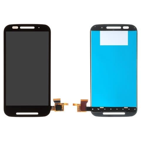 Дисплей Motorola Moto E, XT1021, XT1022, XT1025, чорний | з тачскріном | High Copy | дисплейный модуль, экран
