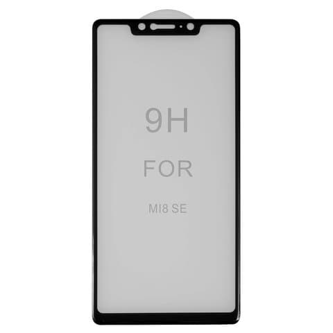 Захисне скло Xiaomi Mi 8 SE, M1805E2A, чорне, 5D, iNobi, Full Glue, клей на усій поверхні, сумісне з чохлом | Закаленное защитное стекло