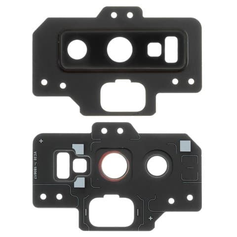 Стекло камеры Samsung SM-N960 Galaxy Note 9, черное, Midnight Black, Original (PRC)