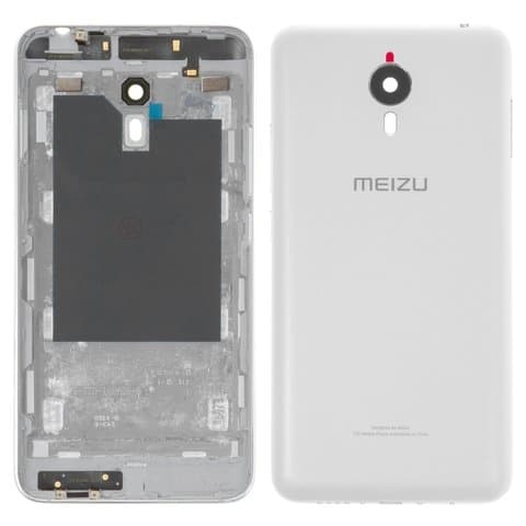 Задня кришка Meizu M1 Metal, біла, Original (PRC) | корпус, задняя панель аккумулятора, АКБ, батареи