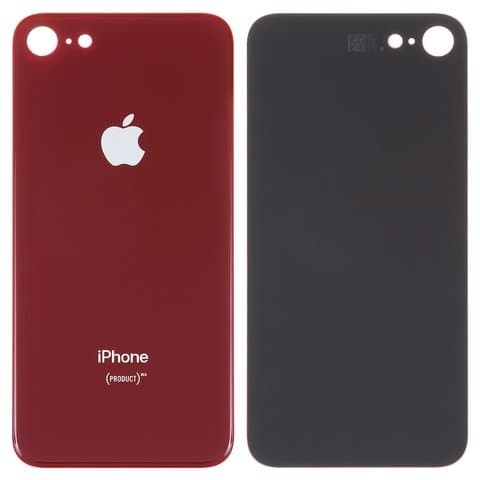 Задня кришка Apple iPhone 8, червона, потрібно знімати скло камери, small hole, Original (PRC) | корпус, крышка аккумулятора, АКБ, батареи
