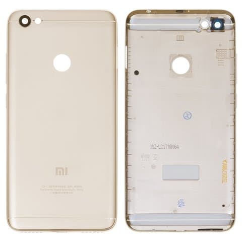 Задня кришка Xiaomi Redmi Note 5A Prime, золотиста, с боковыми кнопками, 3, 32GB, Original (PRC) | корпус, задняя панель аккумулятора, АКБ, батареи