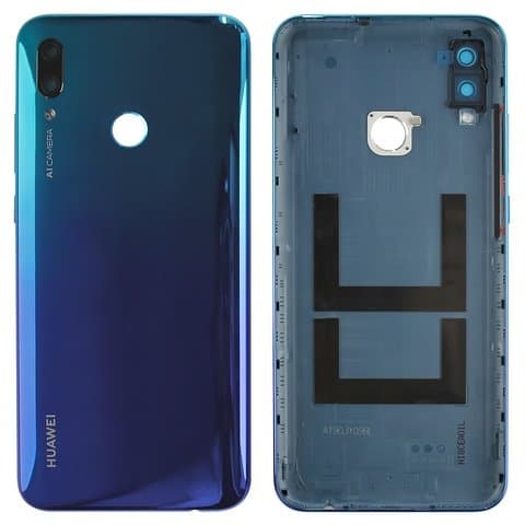 Задня кришка Huawei P Smart (2019), POT-LX1, POT-LX1AF, POT-LX1RU, POT-LX2J, POT-LX3, синя, Sapphire Blue, Original (PRC) | корпус, задняя панель аккумулятора, АКБ, батареи