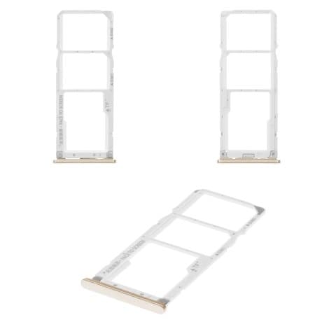 Тримач (лоток) SIM-карты Xiaomi Mi A2 Lite, Redmi 6 Pro, M1805D1SG, золотистий, Original (PRC) | держатель СИМ-карты