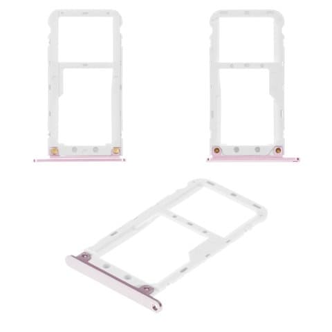 Тримач (лоток) SIM-карты Xiaomi Mi 5X, Mi A1, MDG2, MDI2, MDE2, розовый, Original (PRC) | держатель СИМ-карты