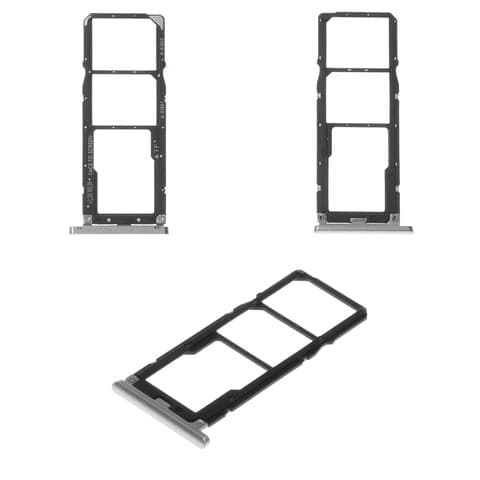 Тримач (лоток) SIM-карты Xiaomi Redmi S2, M1803E6G, M1803E6H, M1803E6I, сірий, Original (PRC) | держатель СИМ-карты