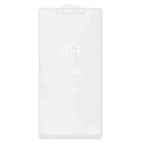 Захисне скло Xiaomi Mi 8 SE, M1805E2A, біле, 5D, iNobi, Full Glue, клей на усій поверхні, сумісне з чохлом | Закаленное защитное стекло