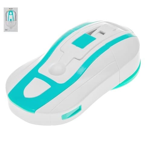 Автомобильный тримач XO C11, бирюзовый, білий, выдвижной, вакуумнаяя присоска | автомобильный держатель