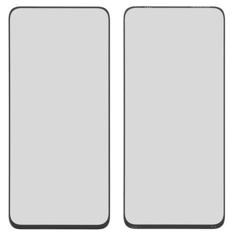 Стекло дисплея Samsung SM-A805 Galaxy A80, SM-A905 Galaxy A90, черное | стекло тачскрина