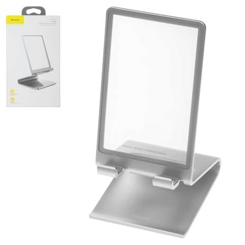 Тримач Baseus, серебристый, стационарный, #SUGENT-XF0S | держатель