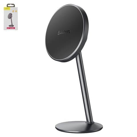 Автодержатель Baseus, чорний, магнитный, клейкая основа, #SUTY-01