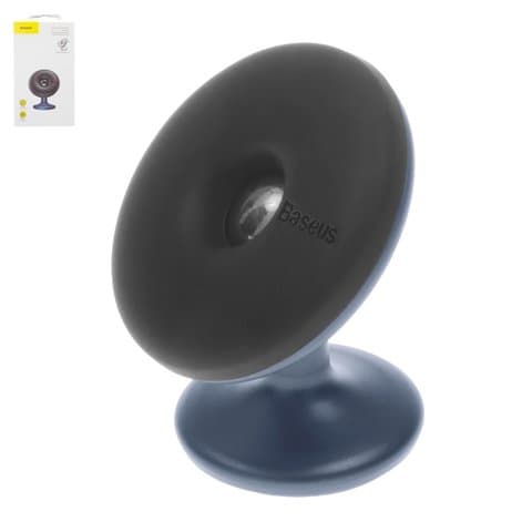 Автодержатель Baseus, синій, магнитный, клейкая основа, #SUGENT-HQ03