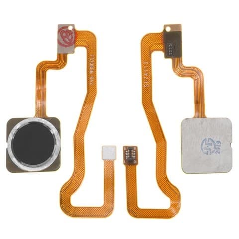Шлейф Xiaomi Redmi Note 5A Prime, для сканера отпечатка пальца (Touch ID), чорний, сірий, Original (PRC)