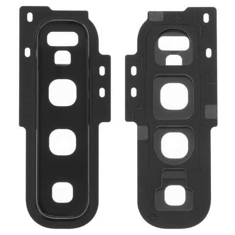 Стекло камеры Samsung SM-G973 Galaxy S10, черное, Original (PRC), Prism Black, с рамкой, Original (PRC)