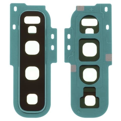 Стекло камеры Samsung SM-G973 Galaxy S10, зеленое, Prism Green, с рамкой, Original (PRC)