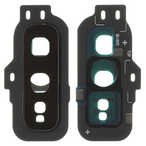 Стекло камеры Samsung SM-G970 Galaxy S10e, черное, Original (PRC), Prism Black, с рамкой, Original (PRC)