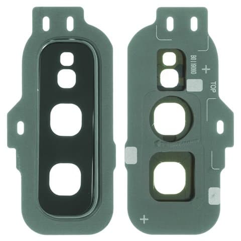 Стекло камеры Samsung SM-G970 Galaxy S10e, зеленое, Prism Green, с рамкой, Original (PRC)