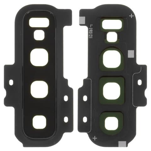 Стекло камеры Samsung SM-G975 Galaxy S10 Plus, черное, Original (PRC), Prism Black, Ceramic Black, с рамкой, Original (PRC)