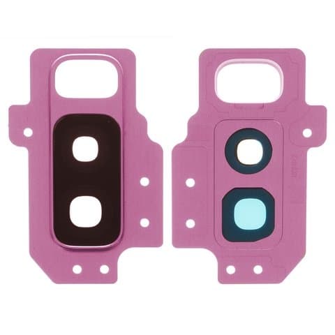 Стекло камеры Samsung SM-G965 Galaxy S9 Plus, фиолетовое, Llilac Purple, с рамкой, Original (PRC)