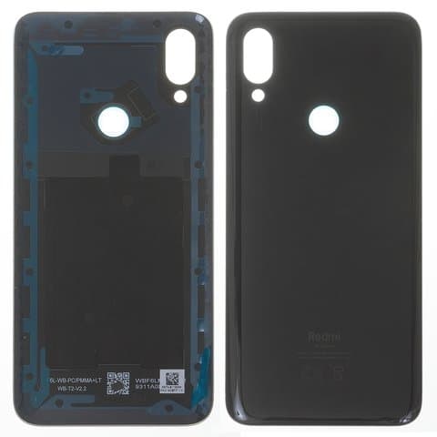 Задня кришка Xiaomi Redmi 7, M1810F6LG, M1810F6LH, M1810F6LI, чорна, Original (PRC) | корпус, задняя панель аккумулятора, АКБ, батареи
