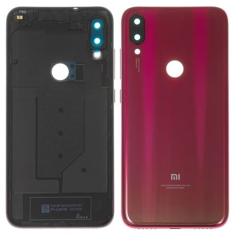 Задня кришка Xiaomi Mi Play, M1901F9E, червона, Original (PRC) | корпус, задняя панель аккумулятора, АКБ, батареи