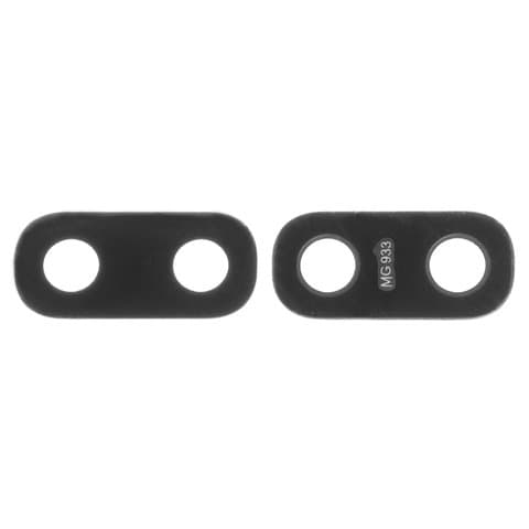 Стекло камеры Samsung SM-A105 Galaxy A10, SM-A205 Galaxy A20, SM-A305 Galaxy A30, SM-A405 Galaxy A40, черное, без рамки, Original (PRC)