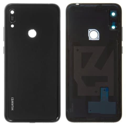 Задня кришка Huawei Y6 (2019), Y6 Prime (2019), чорна, Midnight Black, Original (PRC) | корпус, задняя панель аккумулятора, АКБ, батареи