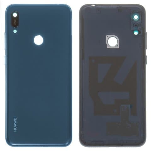 Задня кришка Huawei Y6 (2019), Y6 Prime (2019), синя, Sapphire Blue, Original (PRC) | корпус, задняя панель аккумулятора, АКБ, батареи