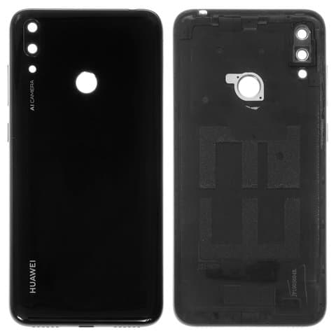 Задня кришка Huawei Y7 (2019), чорна, Midnight Black, Original (PRC) | корпус, задняя панель аккумулятора, АКБ, батареи