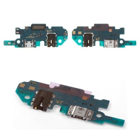Плата зарядки Samsung SM-M105 Galaxy M10, шлейф коннектора зарядки, коннектора наушников, с микрофоном, Original (PRC)