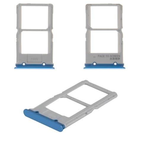Тримач (лоток) SIM-карты Xiaomi Mi 9T, M1903F10G, синій, Original (PRC) | держатель СИМ-карты