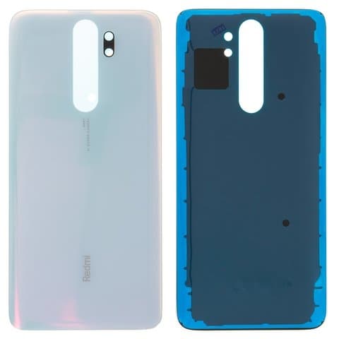 Задня кришка Xiaomi Redmi Note 8 Pro, M1906G7I, M1906G7G, біла, Original (PRC) | корпус, задняя панель аккумулятора, АКБ, батареи
