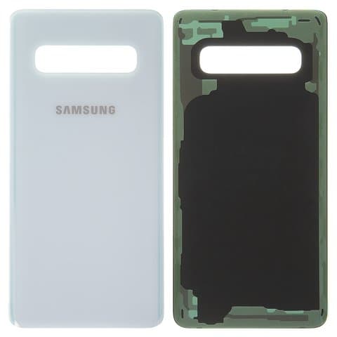 Задня кришка Samsung SM-G973 Galaxy S10, біла, Original (PRC) | корпус, задняя панель аккумулятора, АКБ, батареи