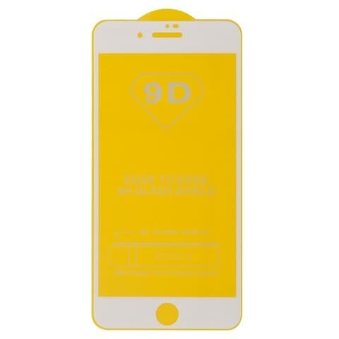 Захисне скло Apple iPhone 7 Plus, iPhone 8 Plus, біле, iNobi, Full Glue, клей на усій поверхні, сумісне з чохлом | Закаленное защитное стекло