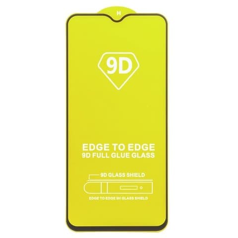 Захисне скло Samsung SM-M205 Galaxy M20, сумісне з чохлом, чорне, iNobi, Full Glue, клей на усій поверхні | Закаленное защитное стекло