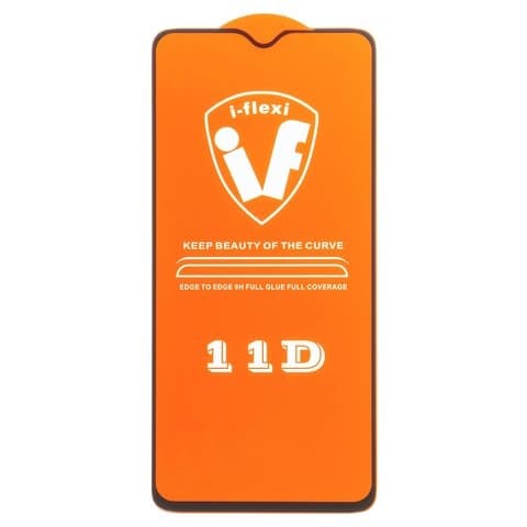 Захисне скло Xiaomi Redmi Note 8 Pro, M1906G7I, M1906G7G, чорне, iNobi, Full Glue, клей на усій поверхні, сумісне з чохлом | Закаленное защитное стекло