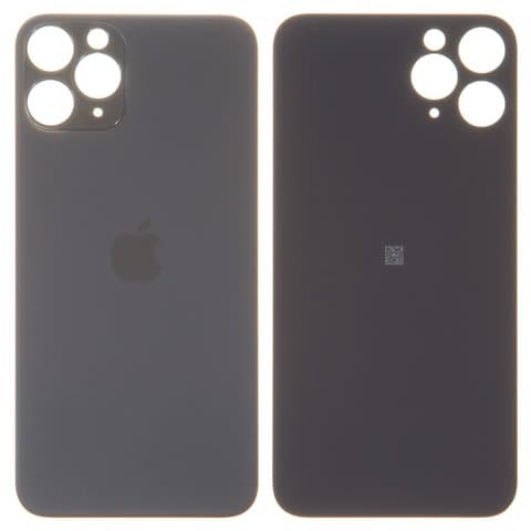 Задня кришка Apple iPhone 11 Pro, сіра, Matte Space Gray, не потрібно знімати скло камери, big hole, Original (PRC) | корпус, крышка аккумулятора, АКБ, батареи