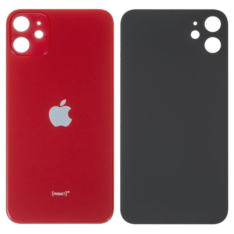 Задня кришка Apple iPhone 11, червона, потрібно знімати скло камери, small hole, Original (PRC) | корпус, крышка аккумулятора, АКБ, батареи
