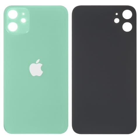 Задня кришка Apple iPhone 11, зелена, потрібно знімати скло камери, small hole, Original (PRC) | корпус, крышка аккумулятора, АКБ, батареи