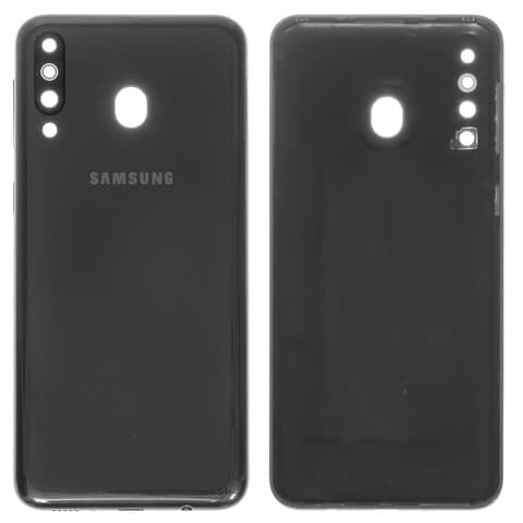 Задня кришка Samsung SM-M305 Galaxy M30, чорна, Original (PRC) | корпус, задняя панель аккумулятора, АКБ, батареи