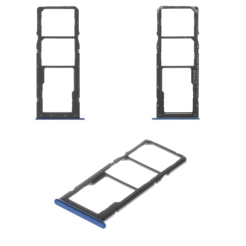 Тримач (лоток) SIM-карты Samsung SM-A107 Galaxy A10s, синій, Original (PRC) | держатель СИМ-карты