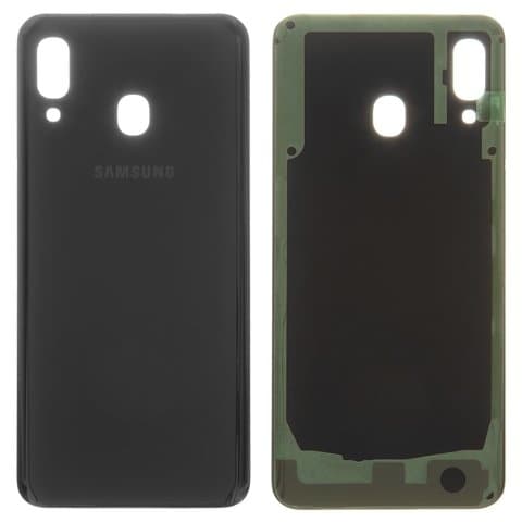 Задня кришка Samsung SM-A205 Galaxy A20, чорна, Original (PRC) | корпус, задняя панель аккумулятора, АКБ, батареи