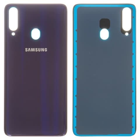 Задня кришка Samsung SM-A207 Galaxy A20s, синя, Original (PRC) | корпус, задняя панель аккумулятора, АКБ, батареи