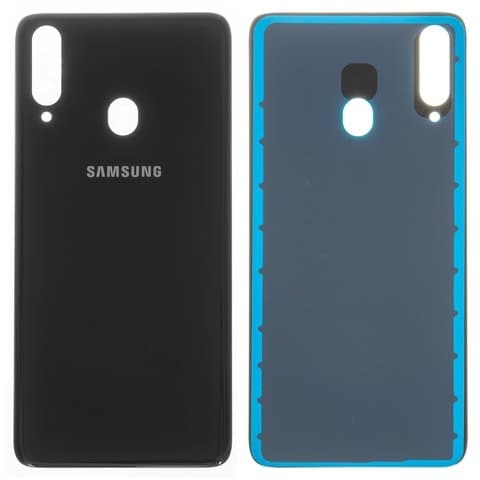 Задня кришка Samsung SM-A207 Galaxy A20s, чорна, Original (PRC) | корпус, задняя панель аккумулятора, АКБ, батареи